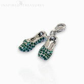 Wizard of Oz Dorothy Emerald Slippers - Charm